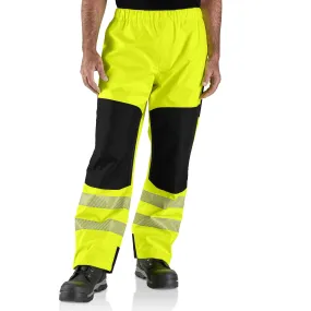 Carhartt Men's Storm Defender Class E Waterproof Hi-Vis Double-Front Pant