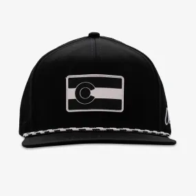 Colorado Flag Flatbill Waterproof Snapback Hat