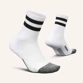 Feetures | Unisex Elite Light Cushion Mini Crew - White