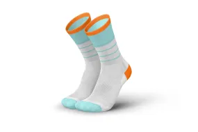 INCYLENCE Ultralight Stripes V2 Mint Orange Long Sock