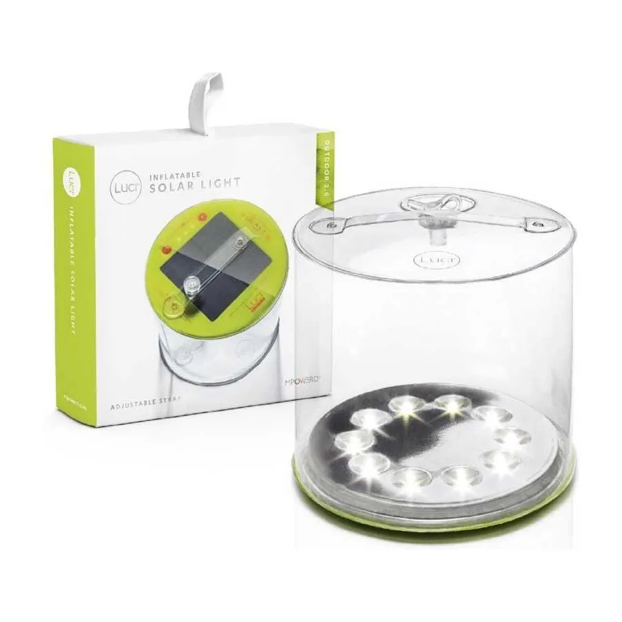 Luci Outdoor 2.0 Inflatable Solar Rechargeable Light/Lantern