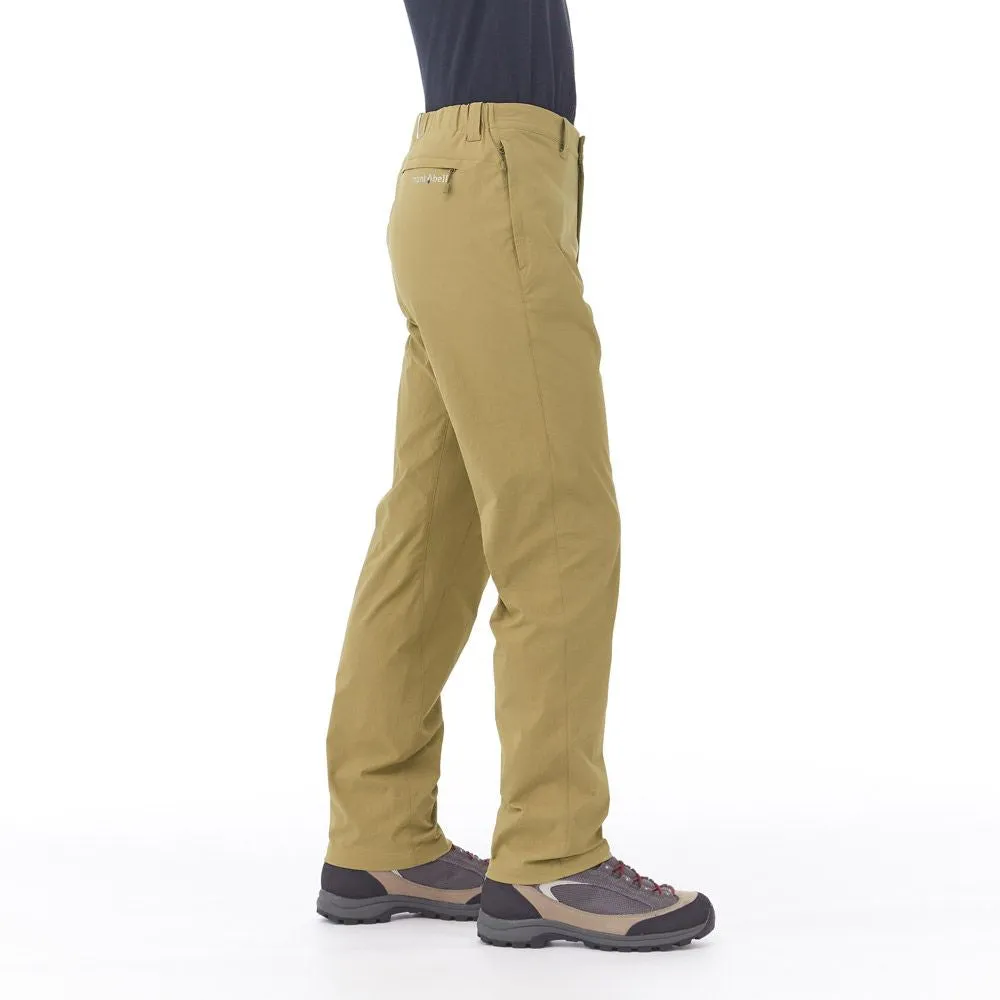 Montbell Pants Men's O.D. Pants Light with Belt Loops  - Excellent Stretch Water-repellent