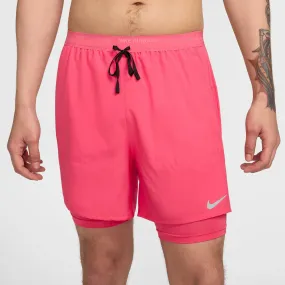 Nike | Men's Stride Dri-FIT 5" Hybrid Running Shorts - Aster Pink