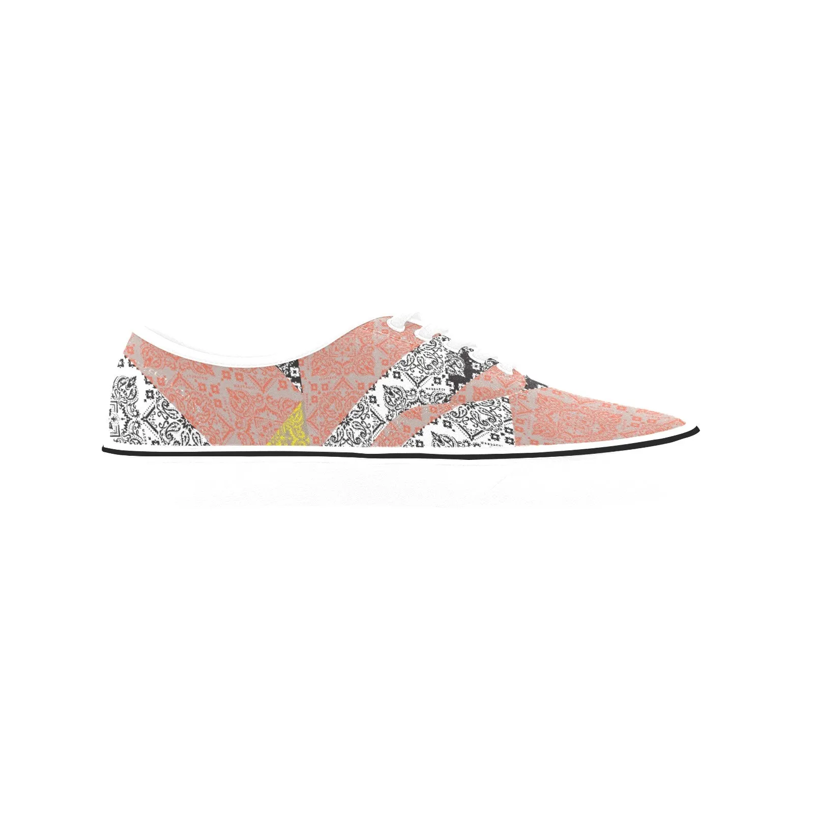 Patchwork, Women's Classic Canvas Low Top Sneakers