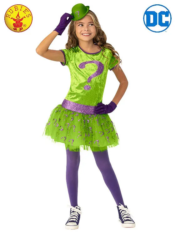 THE RIDDLER DELUXE TUTU COSTUME, CHILD